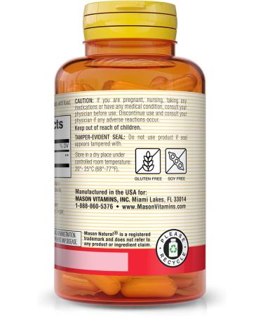 MASON NATURAL Alpha Lipoic Acid 200 mg - Energy Production & Antioxidant Support Supplement | 60 Capsules - Buy Internationally - Buy Online on GoSupps.com