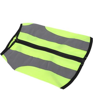 Reflective Dog Vest - Safety Jacket for Night Travel | Bright Green Zippered Pet Reflective Clothing - Buy Online on GoSupps.com