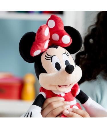 Disney Store Official Minnie Mouse Small Plush Toy - 33cm/12 Red Polka Dot Dress | Cuddly Iconic Character with Embroidered Details - Buy Online on GoSupps.com