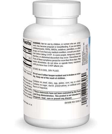 Source Naturals 5-HTP 100 mg - 120 Capsules for Mood & Sleep Support - Buy Online on GoSupps.com