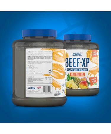Applied Nutrition Beef XP - Tropical Vibes Hydrolysed Beef Protein Isolate Powder 1.8kg - 60 Servings - Buy Online on GoSupps.com