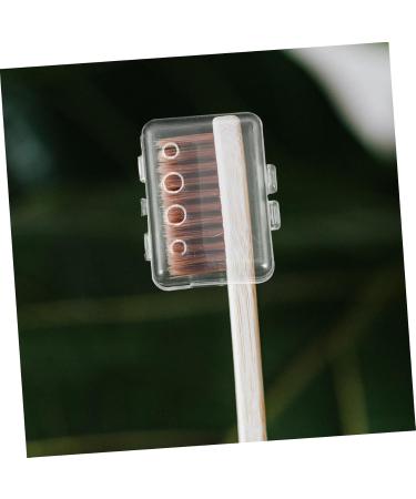 Buy Tovinanna 20-Piece Natural Travel Toothbrush Set with Straw Covers - Universal Caps for Dust Protection | Eco-Friendly Toothbrush Accessories - Buy Online on GoSupps.com