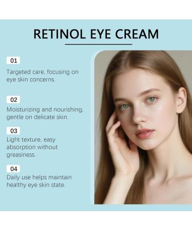  JASUBAI Retinol eye cream for dark circles and puffiness anti-aging under-eye cream with caffeine and hyaluronic acid brightening and deep skin hydration (2) - Buy Online on GoSupps.com