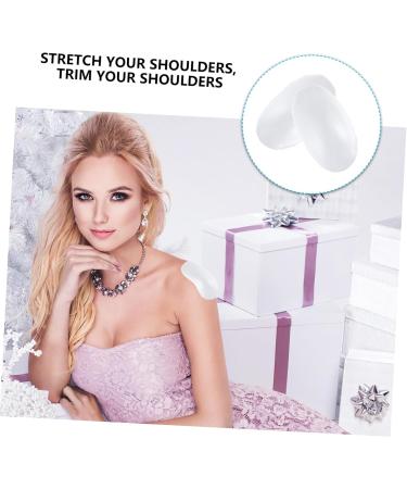 SEWACC 3 Pairs Thick Shoulder Pads Shoulder Padding Silicone Shoulder Lifter Silicone Shoulder Pads Beauty Shoulder Cushion Unisex Shoulder Cushion Invisible Shoulder Pads Push-up Pads Transparent Colorx3pcs 13X7X0.8cmx3pcs - Buy Online on GoSupps.com