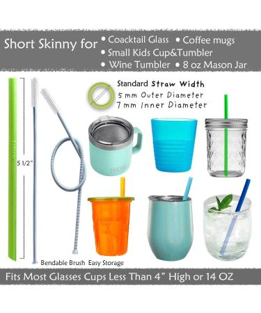 Tegion Mini Short Silicone Straws for Toddlers & Kids - BPA Free & Teething Safe - Fits The First Years Take & Toss Straw Cup - Buy Online on GoSupps.com