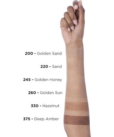 L'Or al Paris Infallible 24H Fresh Wear Foundation in a Powder Full-coverage Longwear Weightless Smooth Finish Water-proof and Transfer-proof 330 Hazelnut (Pack of 2) 330 - Hazelnut 9 g (Pack of 2) - Buy Online on GoSupps.com