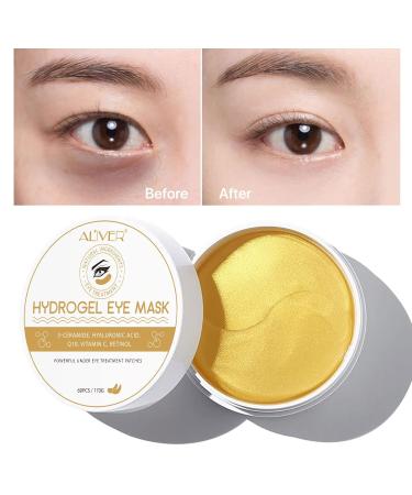 24k Collage Eye Flap Hydrogel Eye Masks - Anti-Wrinkle Care Relieves Fatigue Dark Circles & Puffiness - 30 Pairs - Buy Online on GoSupps.com