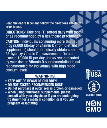 Life Extension Vitamin D3 25 mcg (1000 IU) Softgels for Bone & Immune Health - Non-GMO - Gluten Free - 90 Count - Buy Online on GoSupps.com