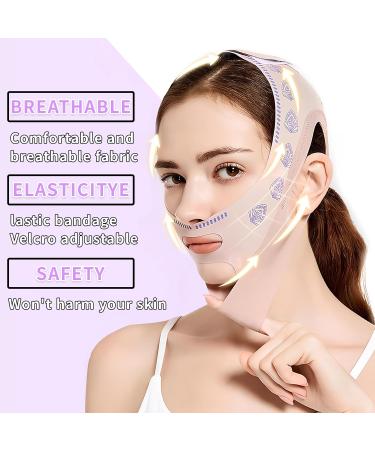 Face Bands V Line Lifting Mask Face Contouring Sleeping Anti-Wrinkle Band(Pink) - Buy Online on GoSupps.com