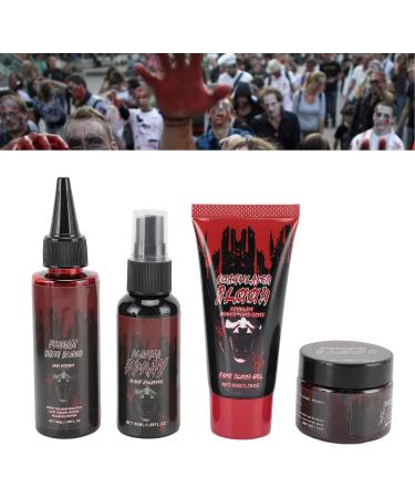  Yinhing Yinhing Fake Blood Makeup Kit with Realistic Visual Effect Coagulated Gel Spray with Safe and Non-Irritating Ingredients for Cosplay Costume Parties Halloween Pranks - Buy Online on GoSupps.com