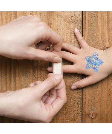 Buy Healvian 50Pcs Glitter Star Shaped Self-Adhesive Bandages - Fun Breathable Emergency Care for Kids & Couples - International Shipping Available - Buy Online on GoSupps.com