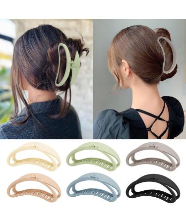6 Pack Extra Large Hair Claw Clips for Thick Hair - Matte Finish, Strong Hold Hair Claws for Women & Girls - Buy Online on GoSupps.com