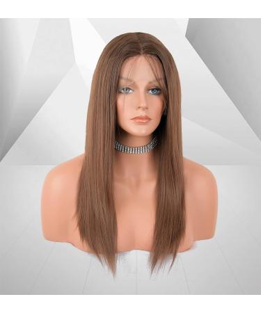 Vebonny Brown Wigs for Women - Lace Front Ombre 22 Inch Glue-Free Soft Daily Wear | #084 - Buy Online on GoSupps.com