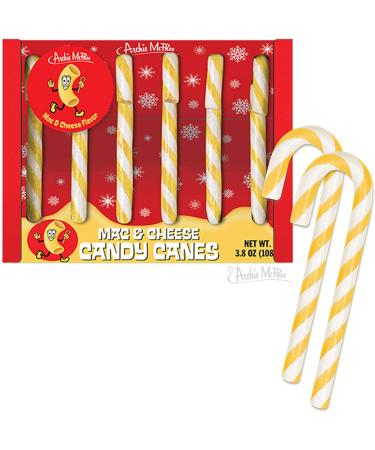 Mac & Cheese Candy Canes by Accoutrements - Unique Gourmet Holiday Treat - Buy Online on GoSupps.com