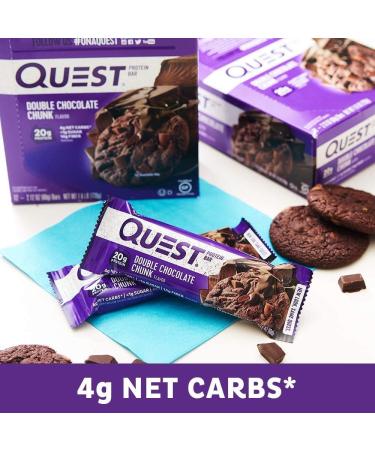  Quest Quest Nutrition Double Chunk Bar 12 per Box 1 Unit Chocolate - Buy Online on GoSupps.com