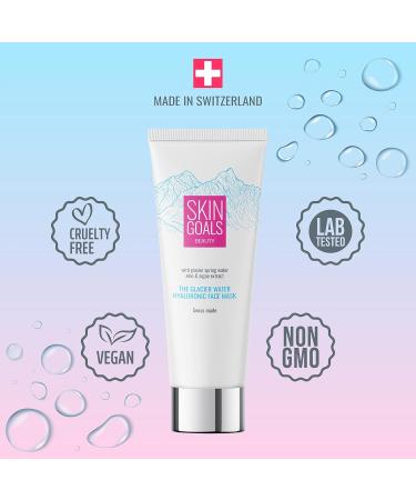Vegan Facial Mask with Hyaluronic Acid Aloe Vera & Algae Extract | Anti-Aging & Hydrating Skin Care - 75ml - Buy Online on GoSupps.com
