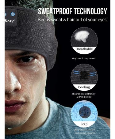 MUSICOZY Bluetooth Sleep Headphones & Eye Mask for Side Sleepers - Pack of 2 - Buy Online on GoSupps.com