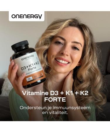 Be Healthy Group doo Vitamins D3 + K1 + K2 FORTE 180 Vegetable Capsules Bone Muscle and Immune Support Vitamin Synergy Blood Clotting Support 6month supply - Buy Online on GoSupps.com