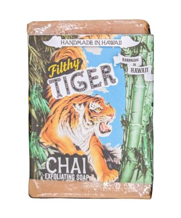 Tiger Chai Exfoliating All Natural Soap Bar Beige