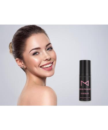 M Brow Semi Cream Pigment for Eyebrows - Chocolate 15ml - Professional Grade for Powder Brows - Manual & Machine Use - Medical Grade - Buy Online on GoSupps.com