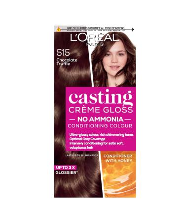 L'Or al Paris Casting Creme Gloss Semi Permanent Hair Dye 515 Chocolate Truffle 240g 515 Chocolate Truffle 1 Count (Pack of 1) - Buy Online on GoSupps.com