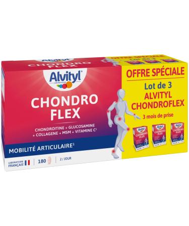 Alvityl Chondroflex - Set of 3-5 Essential Elements - Joint Mobility - 3 x 30 Days of Taking