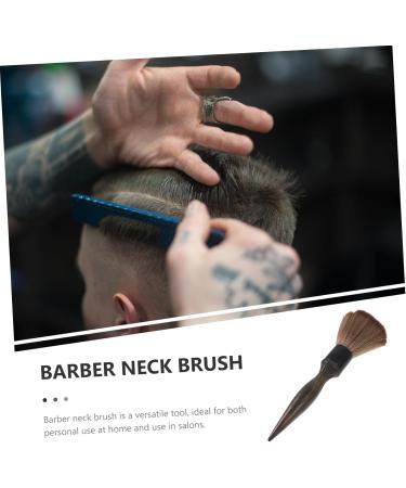 Housoutil Hair Brush Duster Barbers Brush Haircut Brush Hair Cutting Brush Neck Brush Barber Long Handle Wood Accessories - Buy Online on GoSupps.com