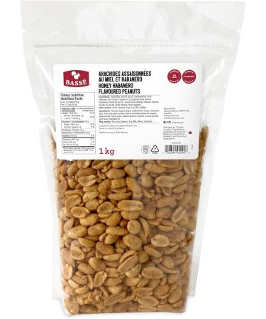 Bass Honey Habanero Peanuts - 1kg Kosher Certified | Spicy & Sweet Gourmet Snack | Premium Peanuts with a Kick | Perfect for Parties Gifting & Everyday Snacking - Buy Online on GoSupps.com