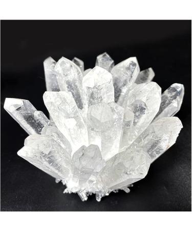 Natural Crystal Rough Crystal Cluster 300g-700g Natural Rare White Quartz Crystal Cluster Specimen (Size : 400g-500g) - Buy Online on GoSupps.com