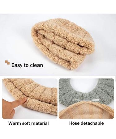 Clarmonde Luxury Toilet Seat Cover Cushion Pads - Super Warm 5-Pack (Random Color) - Buy Online on GoSupps.com