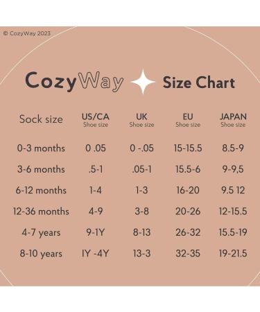 CozyWay Baby Non-Slip Toddler Socks - Ankle Style, Black, 1-3 Years (12 Pairs) - Buy Online on GoSupps.com
