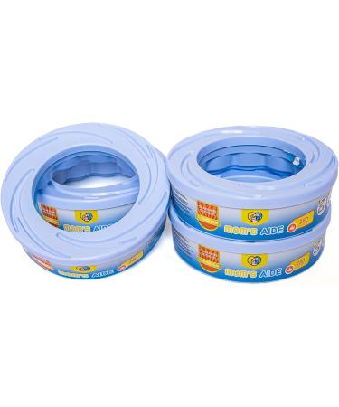 Moms Aide 4 Refill Cassettes - Compatible with Angelcare Diaper Genie & Litter Loose II | International Shipping Available - Buy Online on GoSupps.com