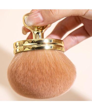 Powder Brush for Loose Powder Blush Brush Powder Makeup Brush - Setting Powder Brush Face Brushes Makeup Mushroom Head Brush for Setting Loose & Pressed Powder gold - Buy Online on GoSupps.com