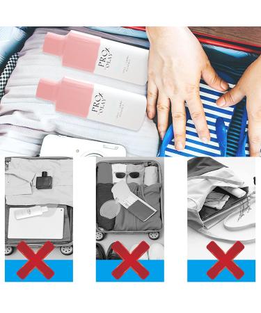 Leak Proofing Toiletry Skins for Travel  Reusable Silione Accessory Elastic Sleeve for Leak Proofing (white) 8w - Buy Online on GoSupps.com