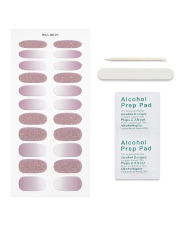 JMEOWIO Purple & White Nail Foil Glitter - Self-Adhesive Gel Nail Stickers for Stunning Nail Design - Buy Online on GoSupps.com