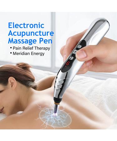 Acupuncture Pen - 5-in-1 Merdin Energy Pulse Therapy for Pain Relief - USB Rechargeable - Buy Online on GoSupps.com