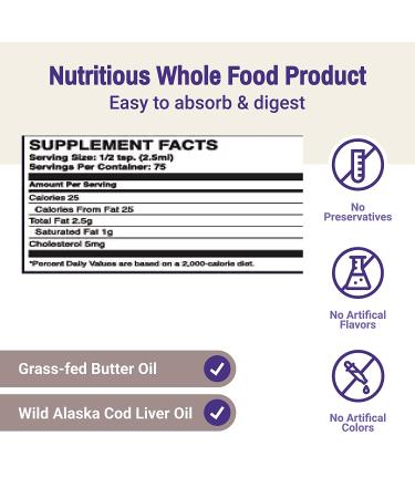 Green Pasture Blue Ice Royal Butter Oil/Fermented Cod Liver Oil Blend - 120 Capsules - Buy Online on GoSupps.com