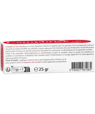 Sorifa Laboratory 3 pieces Camphrice from Canada intensive repair stick cracks calluses split heels irritated skin stick 25 g - Buy Online on GoSupps.com