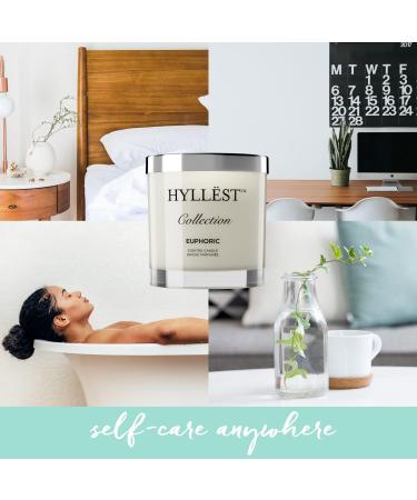 Euphoric Aromatherapy Soy Candle - Jasmine Rose Orange & Vanilla | Therapeutic Essential Oils | Handmade in USA - 11 oz Glass Jar - Buy Online on GoSupps.com