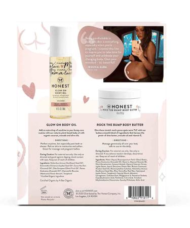 The Honest Company Mama Body Butter & Body Oil Bump Bundle - 8.2 Oz - Buy Online on GoSupps.com