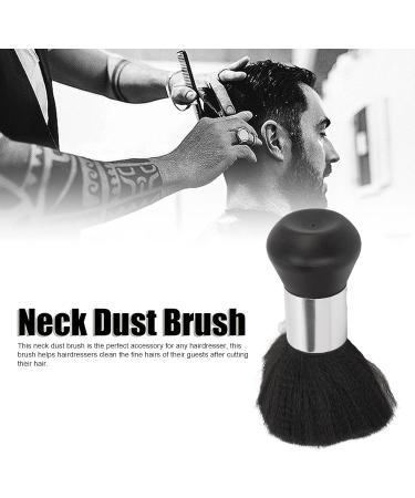 Neck Duster Multifunctional Broken Hair Sweep Brush Hair Cutting Neck Dust Brush Black Ergonomic Face Neck Hair Dust Brush for Home Salon - Buy Online on GoSupps.com