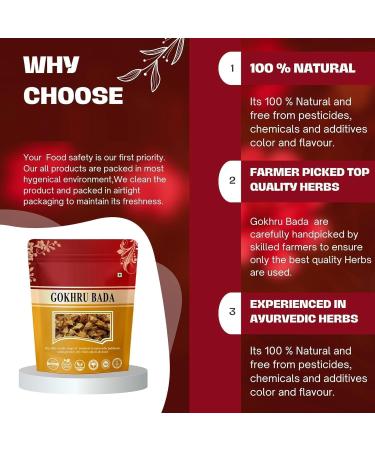 DK Gokhru Bada Pedalium Murex Large Caltrops Natural 100g - Buy Online on GoSupps.com