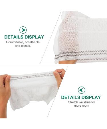 Healifty Men's Disposable Adult Diaper Briefs - Pack of 10 | Incontinence Underwear for Men | Leak-Proof Men's Underwear - Buy Online on GoSupps.com