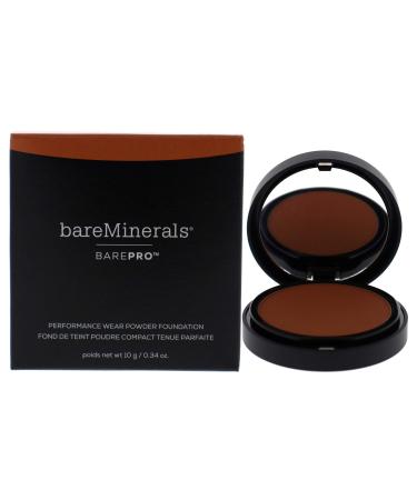BareMinerals BarePro Performance Wear Powder Foundation - 27 Cappuccino Women Foundation 0.34 oz 27 Cappuccino 0.34 Ounce (Pack of 1)