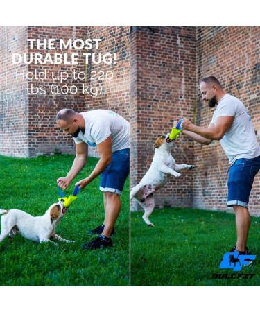 Buy Bull Fit Dog Toys (2-Pack) | Durable 30cm Fire Hose Tug Toys for K9 Training & Play - Buy Online on GoSupps.com