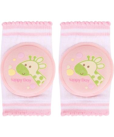 Qchomee Baby Knee Pads - Anti-Slip Crawling Knee Protectors for Toddlers | Infant Leg Warmer Pads 1 Pair (Size S, Pink) - Buy Online on GoSupps.com