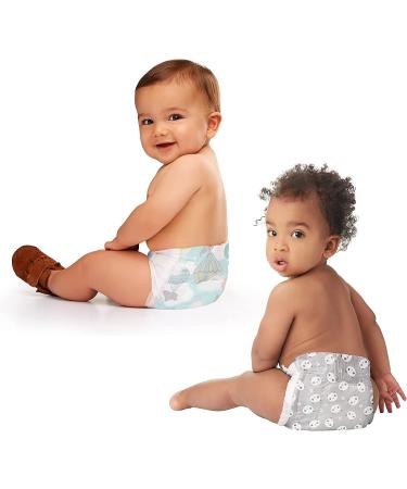 The Honest Company Clean Conscious Diapers | Plant-Based & Sustainable | Newborn Size 76 Count - Above It All + Pandas Club Box - Buy Online on GoSupps.com