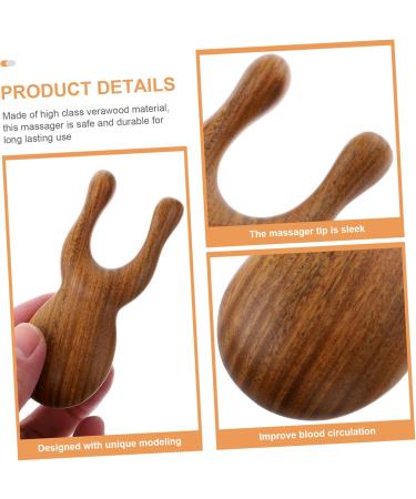 Hoement Green Sandalwood Comb - Portable Wear-Resistant Facial Massage Device | Household Massage Accessories for Ultimate Relaxation - Buy Online on GoSupps.com