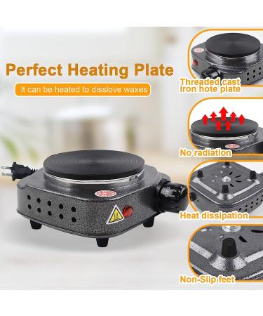 Candle Making Kit with Electronic Hot Plate - Includes Melting Pot, Soy Wax, Wicks, Stickers, and Tools - Buy Online on GoSupps.com