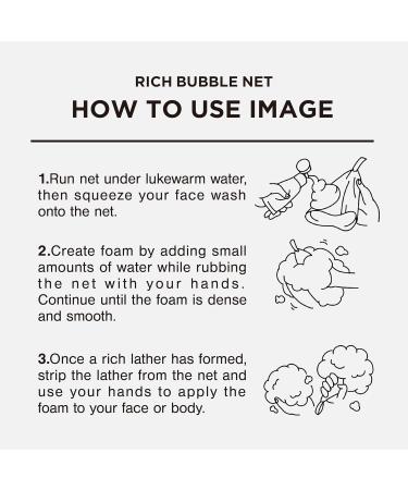 Buy Rich Bubble Face Wash Soap Net - 4 Layer Mesh Marshmallow Whip Maker (Pink) | International Shipping Available - Buy Online on GoSupps.com